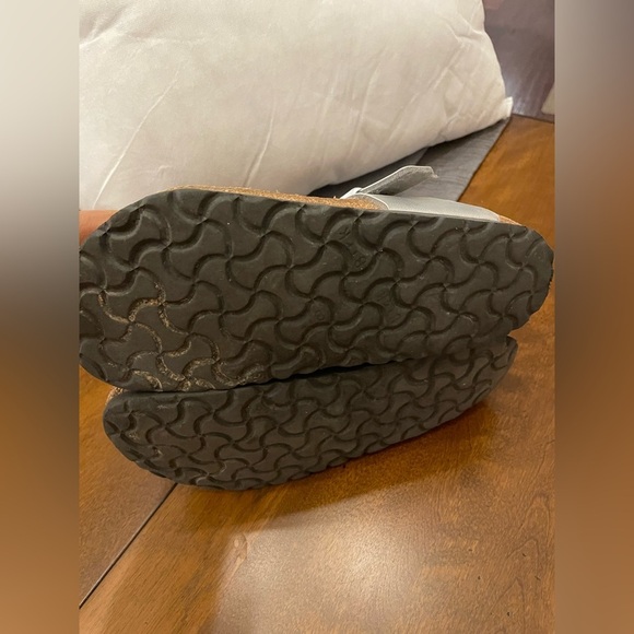 Birkenstock Gizeh Women's Silver Sandals 36 5.5 - Picture 6 of 10